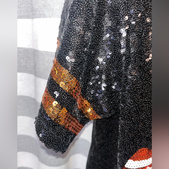 Simply Southern Black Sequin Super Bowl Dress New With Tags size S/M - Picture 3 of 6
